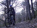 Sympa le sentier qui coupe la piste au dessus de Touet